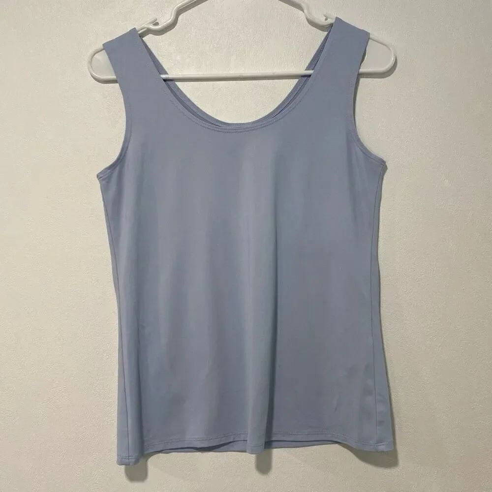 Chico’s Light Blue Sleeveless Tank Top Size 0 (S) | Classic Layering Basic